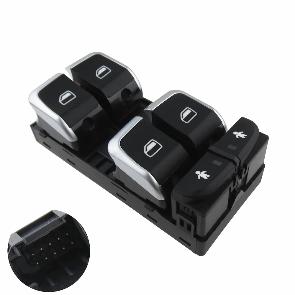 Переключатель Стеклоподъемника для Audi A6 C7 Allroad Avant A7 Q3 2011 2012 2013 2014 - 4G0959851 со стороны