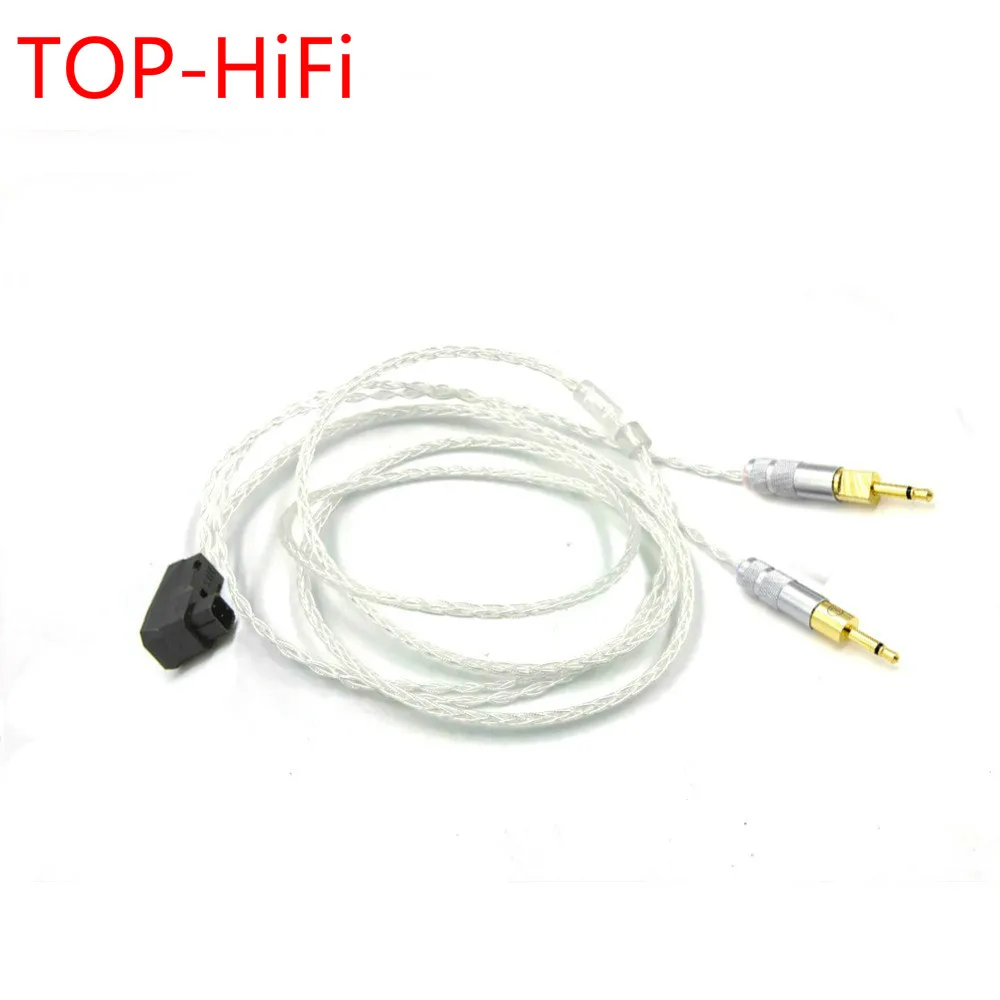 

TOP-HiFi Free Shipping Rsa/alo Balanced 8core Silver Plated Headphone Upgrade Cable For Hd700 Hd 700 M1060 M1060c Earphone