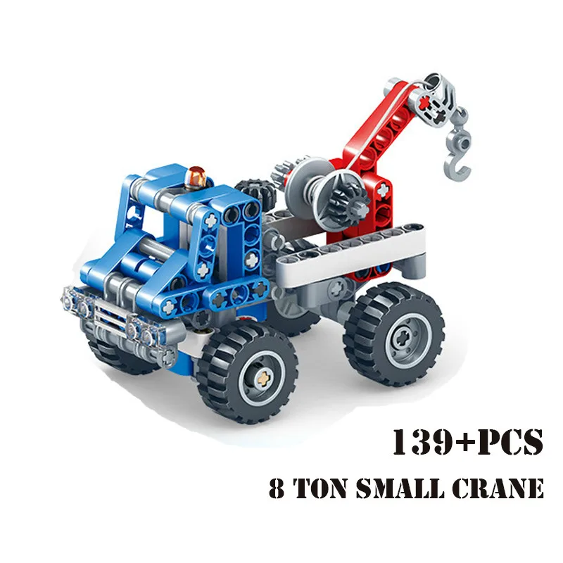 Инженерный бульдозер кран технический самосвал строительный блок сделай сам