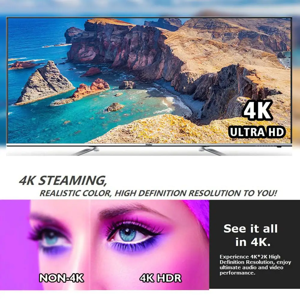 Кабель совместимый с HDMI оптоволоконный шнур 4K 60 Гц 3D для HD TV LCD ноутбука PS3