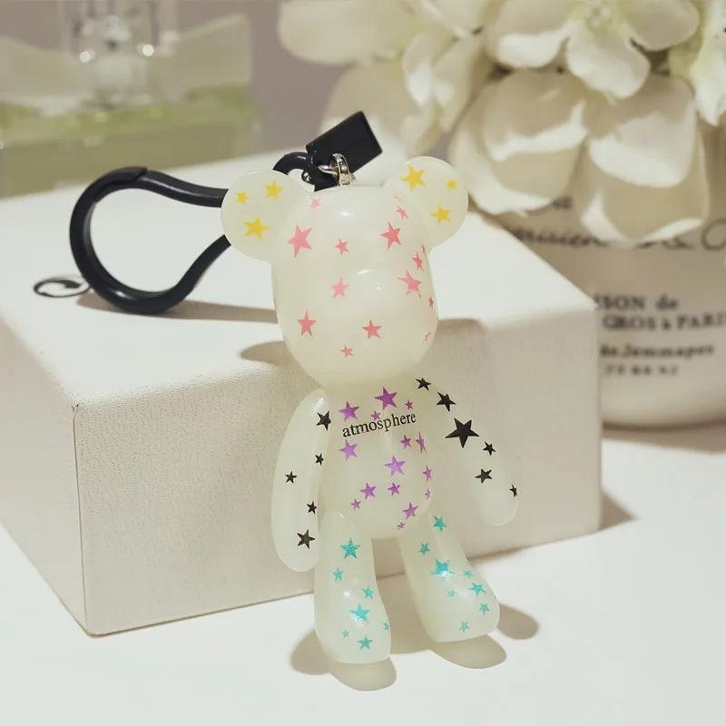 Bomgom мультфильм Popobe glomy Bear Momo виниловый брелок мешочек для украшений Подвеска детская игрушка на кольцо для ключей Fo-K049-b