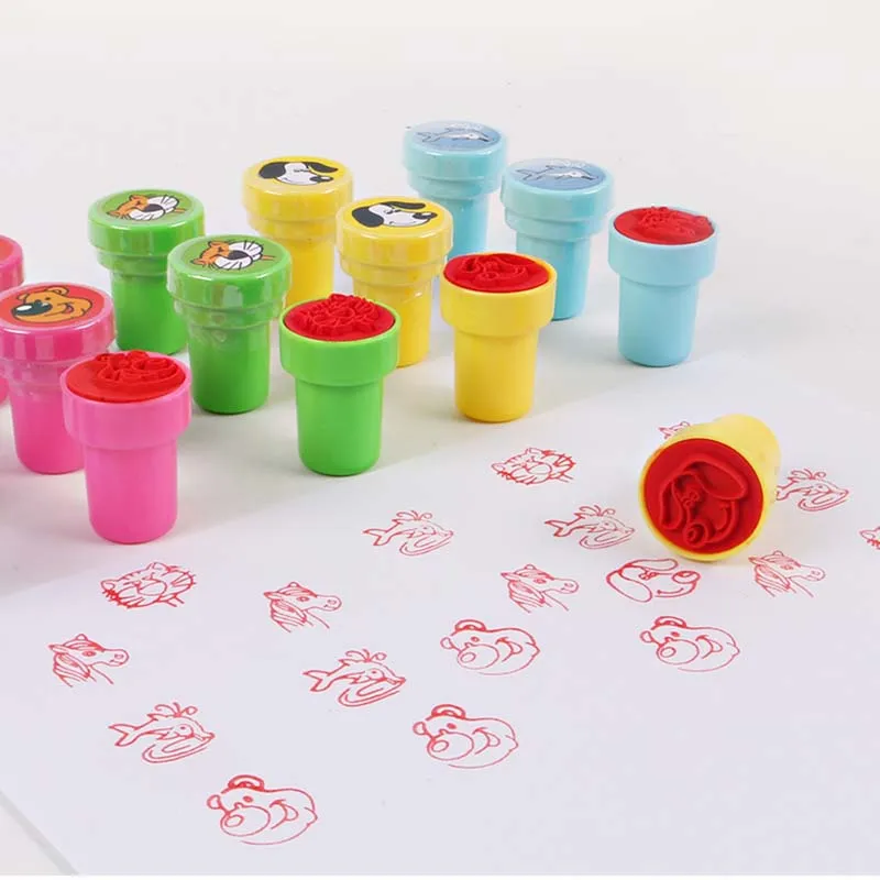 Набор детских штампов для скрапбукинга 10 шт|Игрушечные штампы| |