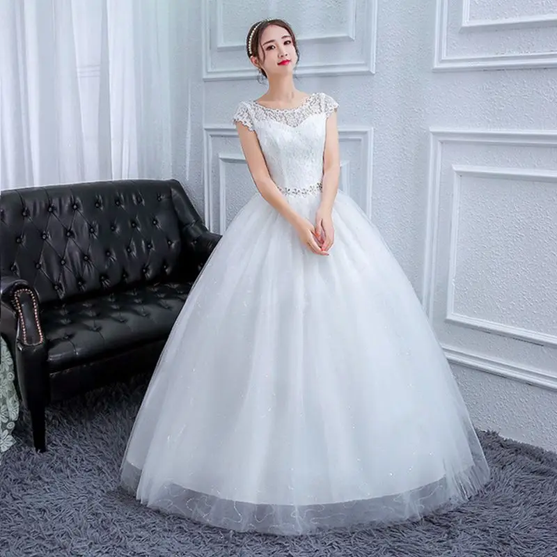 Popodion свадебное платье с блестками женское WED90575 | Свадьбы и торжества