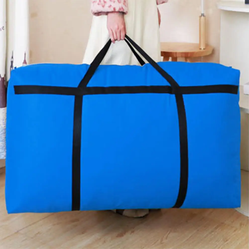 

Storage Bag Large Capacity Oxford Closet Organizer Quilt Cloth Travel Luggage Large Moving Bags