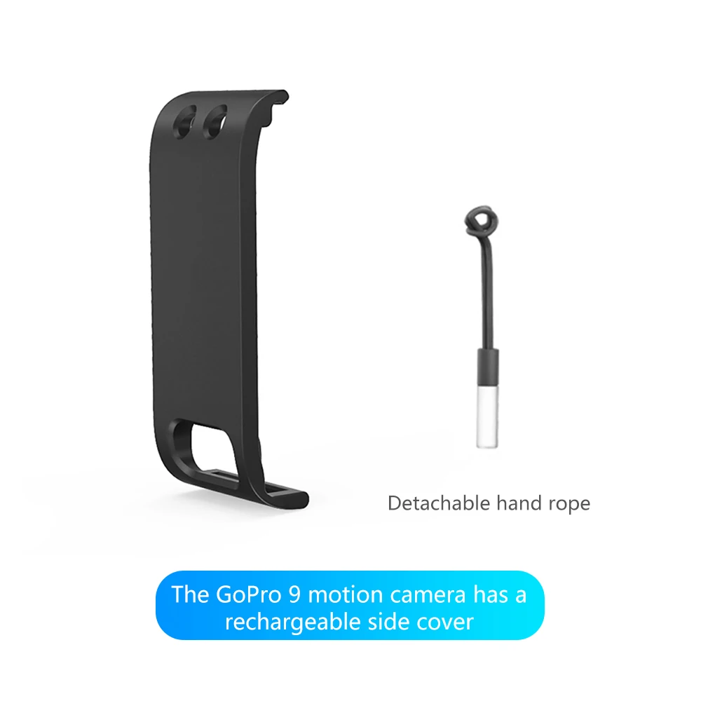 Сменный боковой корпус камеры чехол Крышка батарейного отсека для фото черный