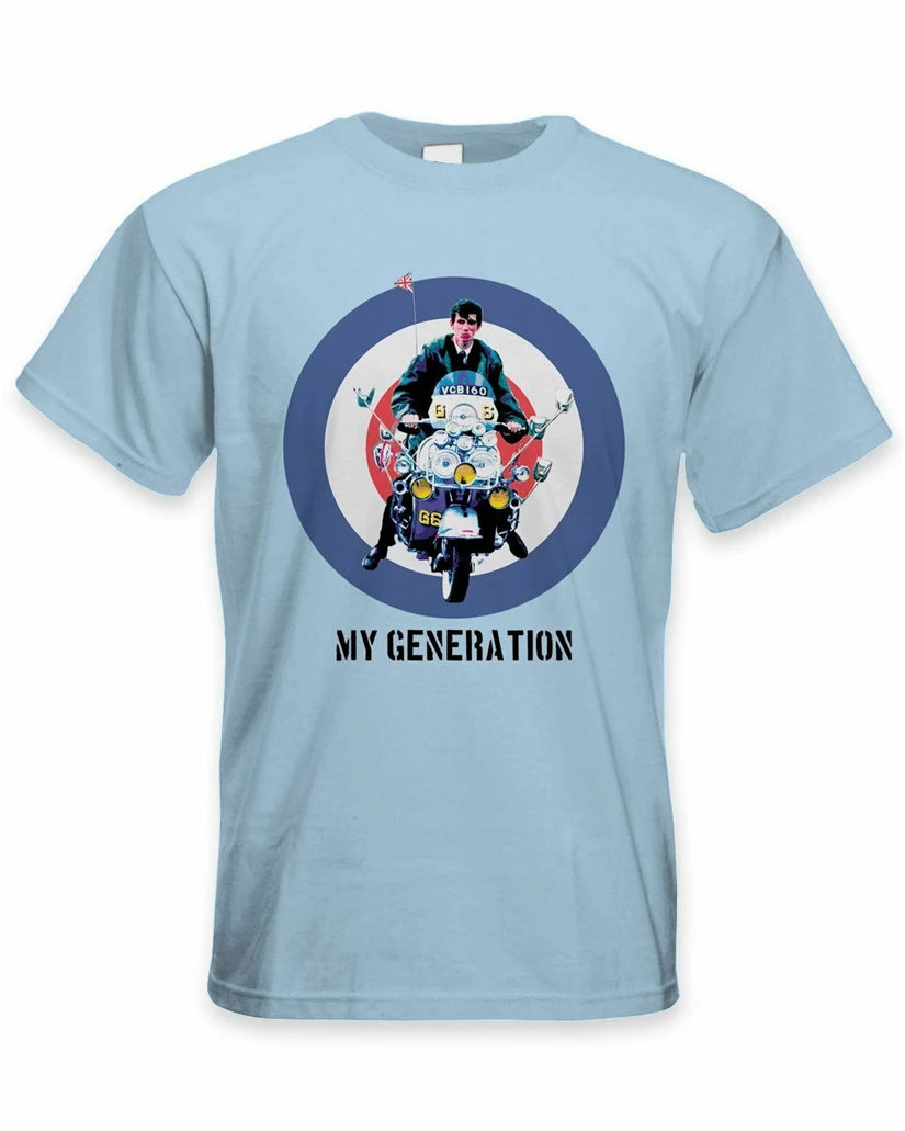 My Generation Mod Scooter Мужская футболка-jam Fashion The Who Quadrophenia Бесплатная доставка футболка |