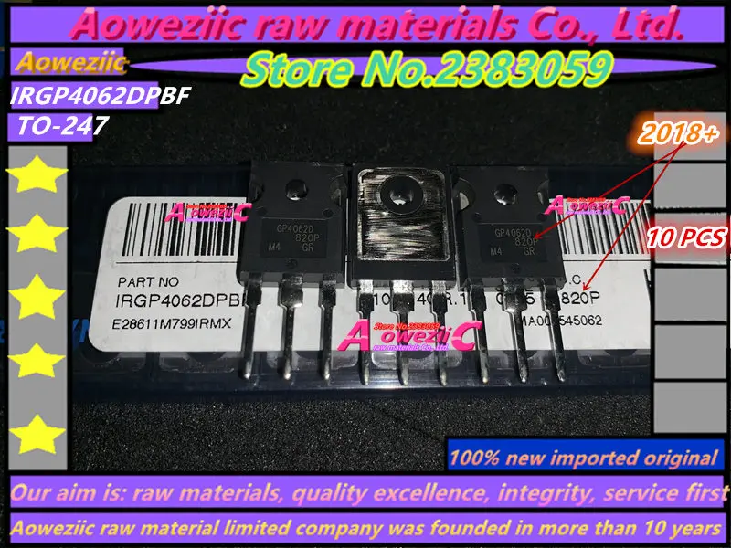 Aoweziic 2018 + 100 новый импортный оригинальный IRGP4062DPBF IRGP4062D GP4062D фототранзистор IGBT 600 в 48