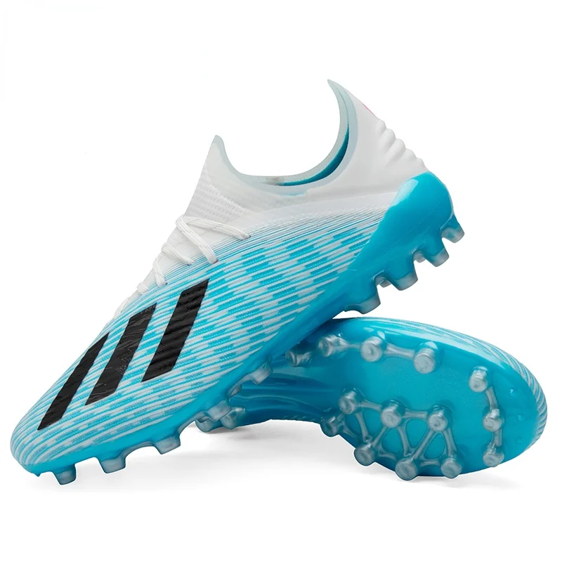 

Мужская обувь для футбола, дышащие мягкие кроссовки для подростков, детская спортивная обувь для тренировки травы, Нескользящие футбольные...