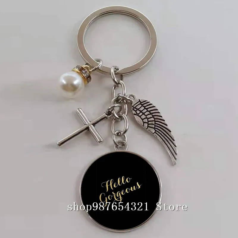 Новая библейская цитата на брелке для ключей - цитаты веры, христианская бижутерия для друзей, женщин и мужчин, вдохновляющие подарки на.