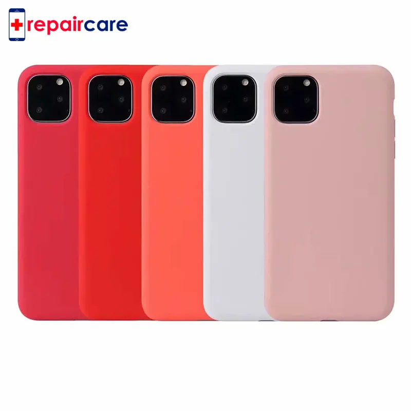 Герметичный жидкий силиконовый чехол для телефона iPhone 11 Pro PRO Max 6 5 дюймов задняя