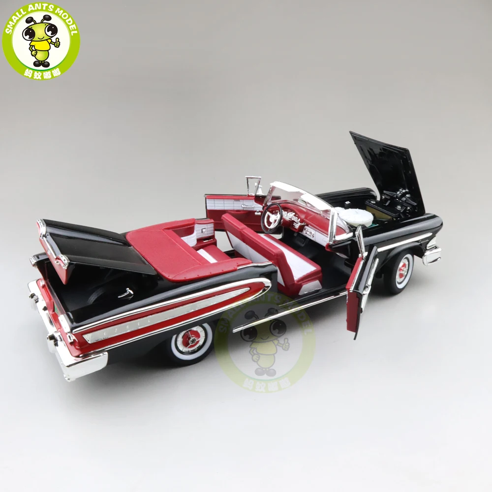 1/18 1958 Ford EDSEL цитирование дорога Подпись литая модель автомобиля игрушки для мальчиков и девочек подарок