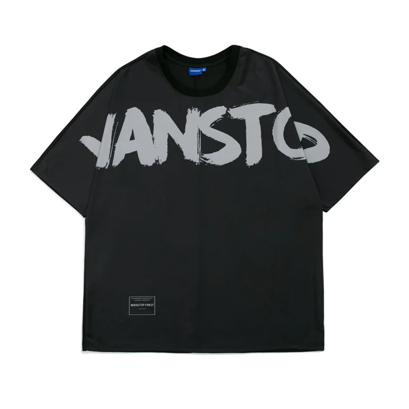

Summer Korean Fashion Hip Hop Couple T Shirt Kpop Letter Print Short Sleeve Streetwear Men Clothing Harajuku Oversize Tops