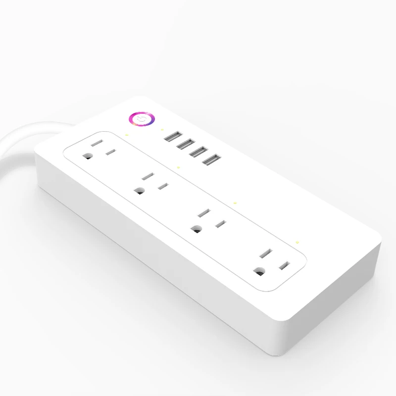 Wi-Fi Smart USB 3.1A быстрое зарядное устройство Тип b электрический удлинитель розетка