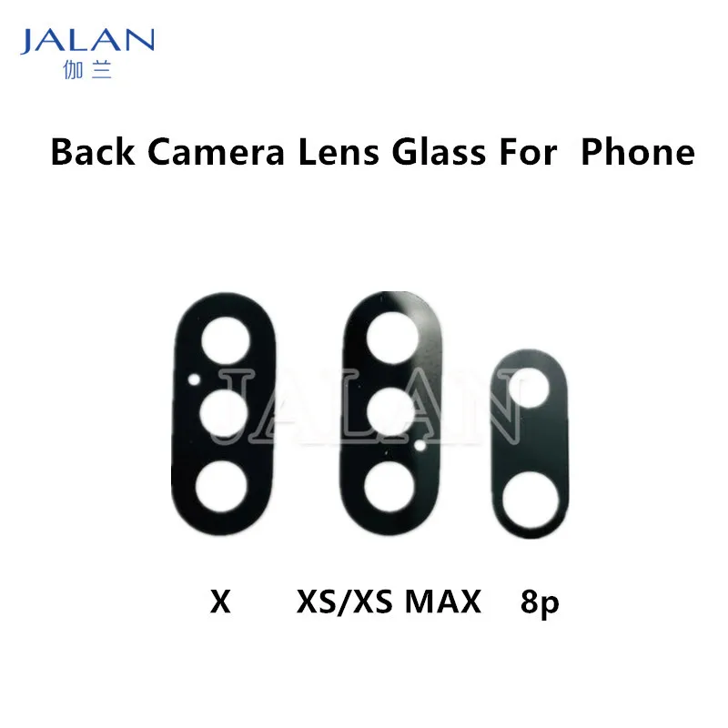 10pcs Back Camera Lens Glass For IP X XS MAX XR 7 8P 7P Cover Repair Rear Replacement | Мобильные телефоны и аксессуары