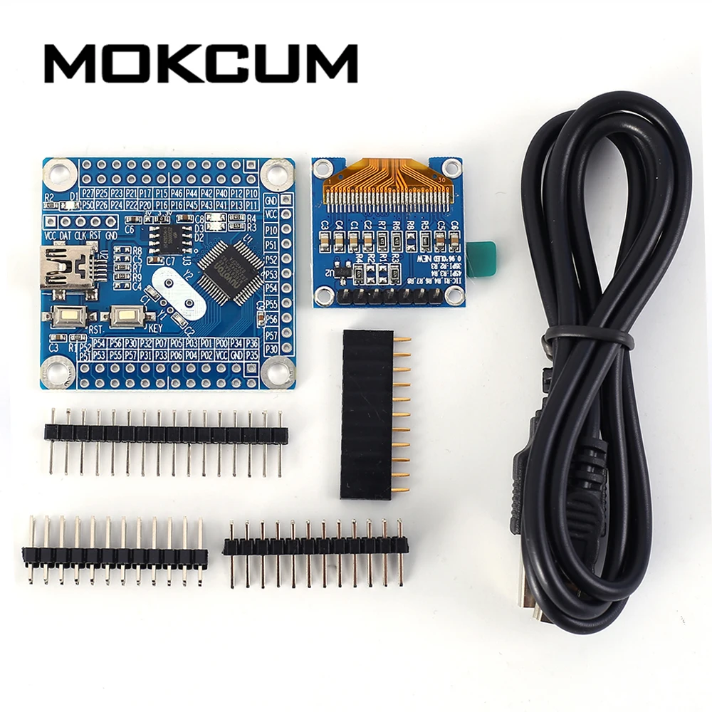 

Minimum System N76E616 Development Board 0.96in OLED Display C51 Core Board