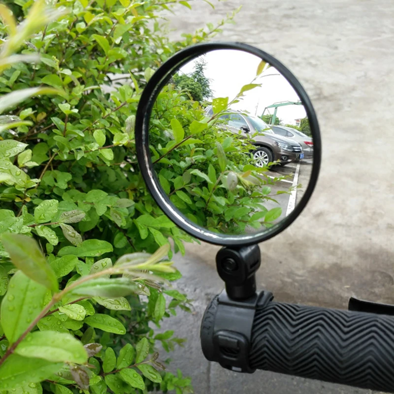 Flexible Rear View Convex Mirror 360 Rotating For Cycling Bike Bicycle Handlebar Back Seat Baby Facing Ward | Спорт и развлечения