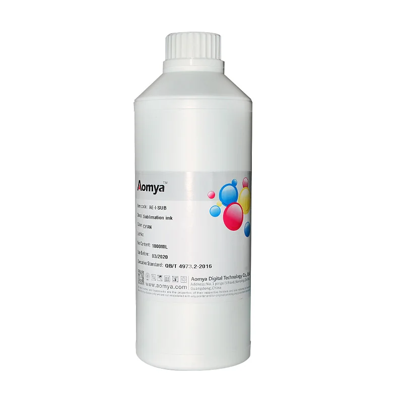 Чернила для сублимации Aomya чернила термопередачи заправки совместимые с