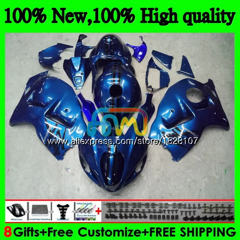 

GSXR 1300 для SUZUKI Hayabusa GSXR-1300 2002 2003 2004 2005 глянцевый синий 2006 2007 49BS.130 GSXR1300 96 02 03 04 05 06 07 обтекатель