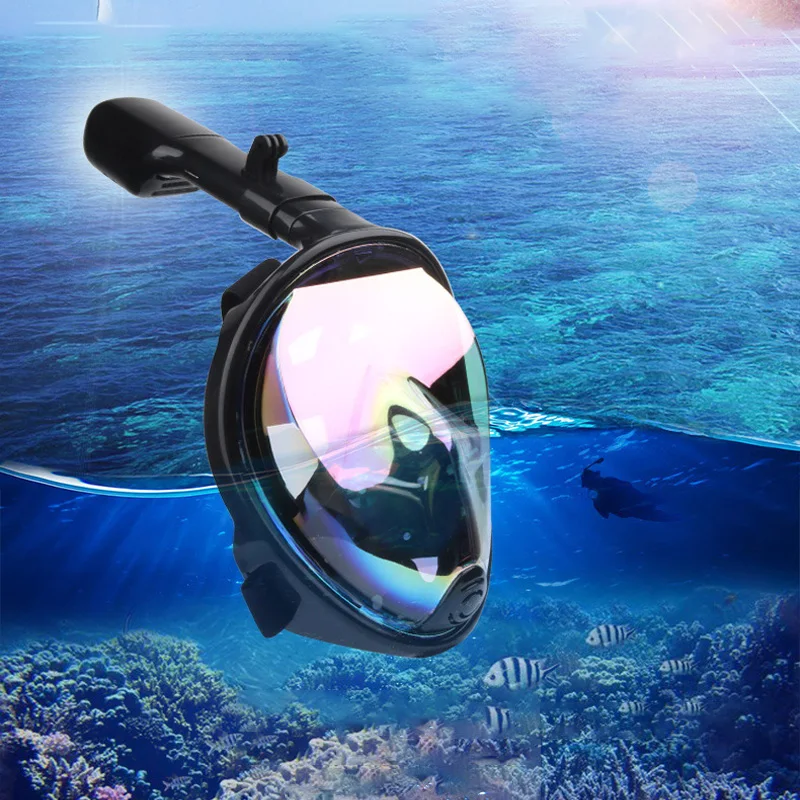 

Underwater Anti Fog Full Face Snorkeling Diving Mask For Swimming Spearfishing Submersible Mask for Women Men Kids