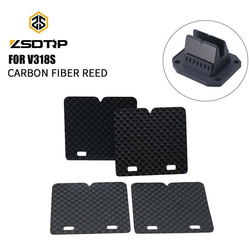 

ZSDTRP 10 шт/20 шт для Honda CR 80/85 мотоцикл для мотокросса дит велосипед ямы углеродное волокно гибкий двухступенчатый Впускной тростниковый клапан...