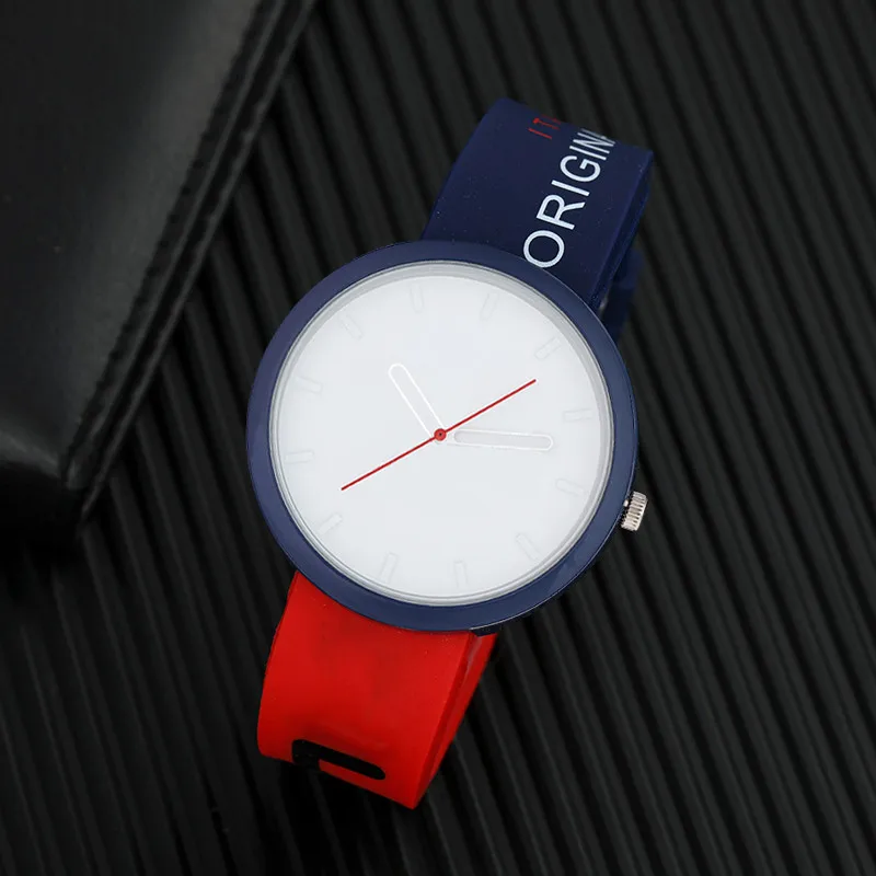 

Часы наручные известного бренда Мужские кварцевые, спортивные популярные цифровые деловые, с силиконовым ремешком