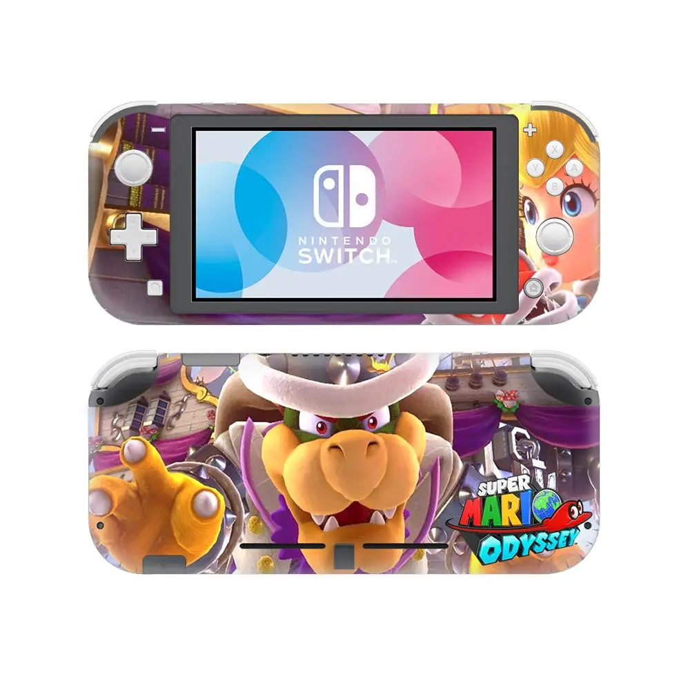 Супер Марио Одиссея кожи наклейка для nintendo переключатель Lite консоль и контроллер переключатель легкий протектор кожи Стикеры винил
