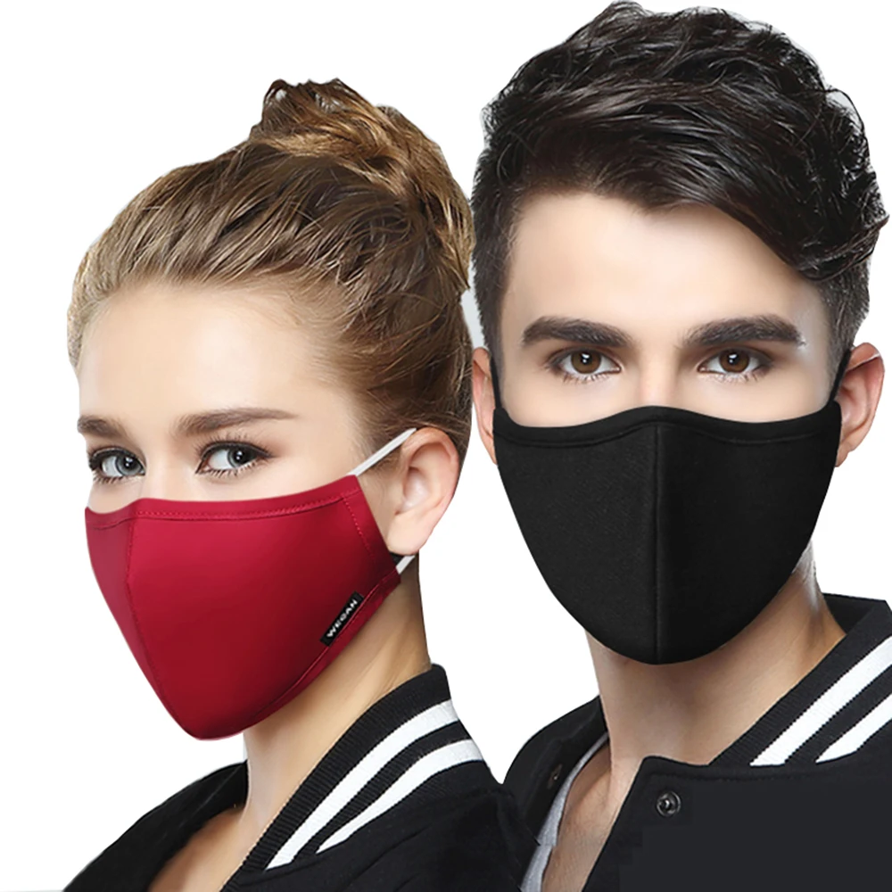 

Fashion Mask breathable Mouth Mask Anti Dust Mouth Masks Activated Carbon Filter Mouth-muffle Mask Anti PM2.5 Fabric Masks