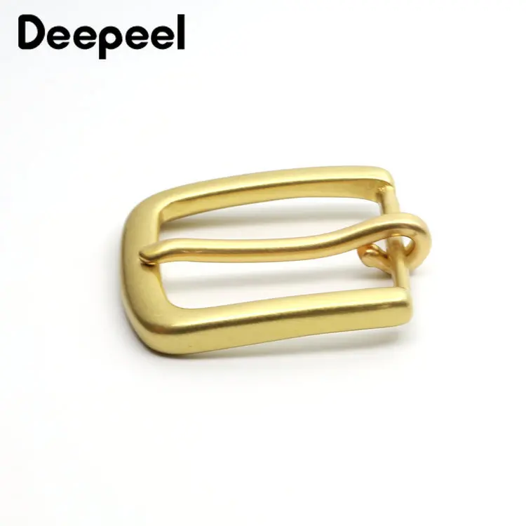 Deepeel1pc 35 мм латунная ретро пряжка унисекс с головкой из чистой меди застежка для