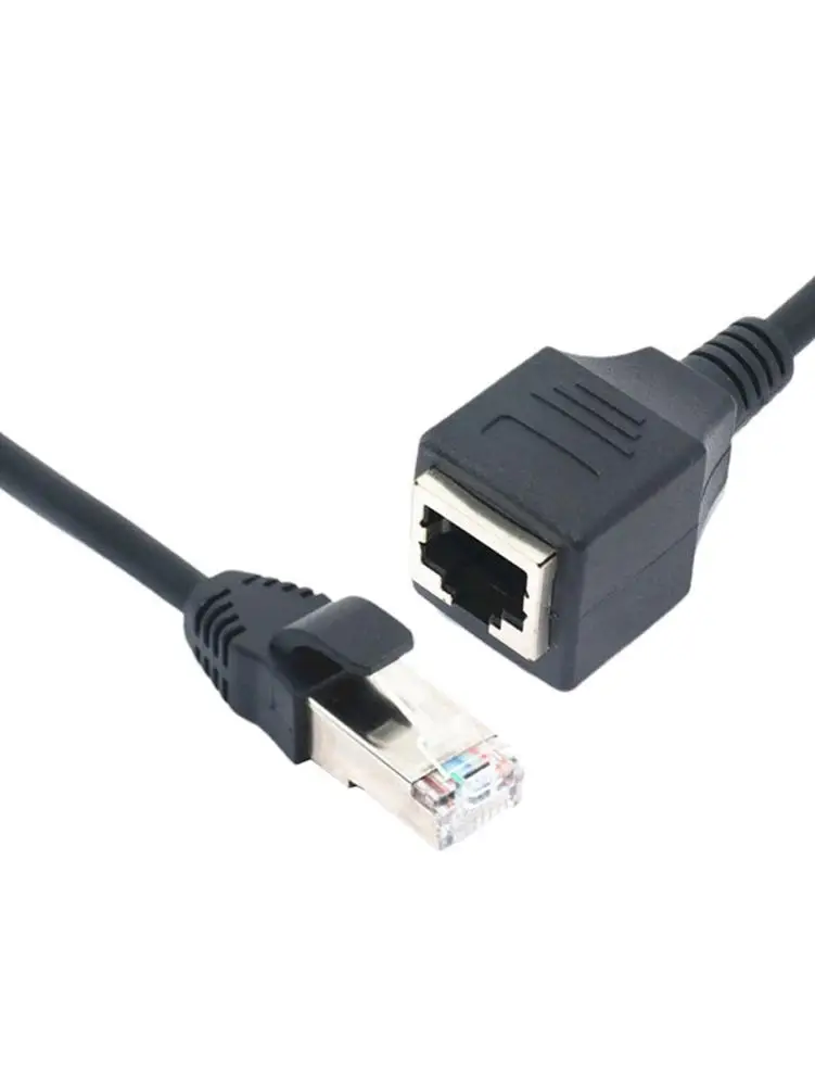 Cat5 Cat6 Удлинительный кабель RJ45 штекер-гнездо винтовое Панельное крепление Ethernet LAN