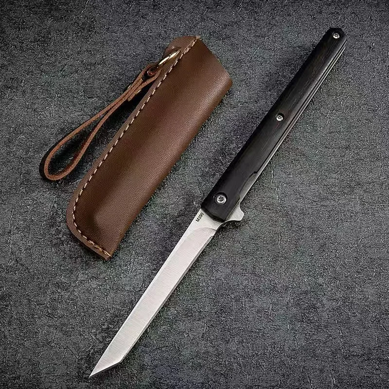 M390 multi-function outdoor sharp hunting knife tactical folding portable pocket knife+ holster | Инструменты