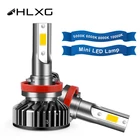 Светодиодная лампа H11, 10000K, 4300K, 6000K, 5000K, H7, фара глубокого синего света для автомобиля, h 11 светодиодный, H4, 8000, HB4, HB3, дальнего света, 12 В, 24 В