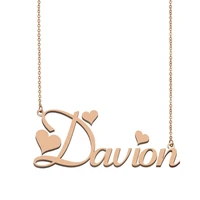 davion name necklace custom name necklace for women girls best friends birthday wedding christmas mother days gift
