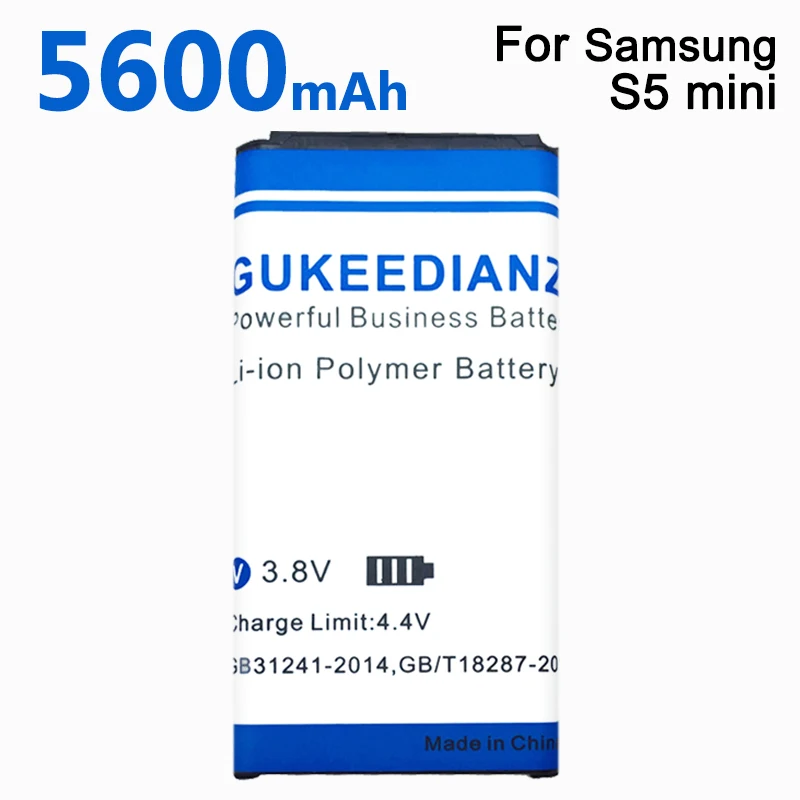 GUKEEDIANZI 5600 мА/ч EB BG800BBE запасная батарея для Samsung GALAXY S5 мини S5mini G870 G870W G870A SM G800F G800H