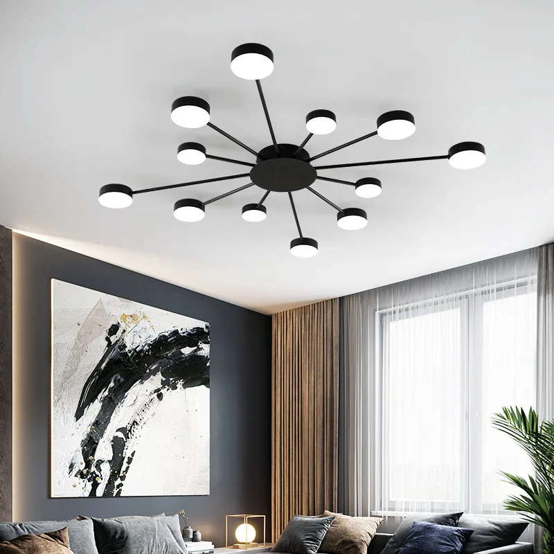 Современная светодиодная потолочная люстра для гостиной спальни кухни домашняя