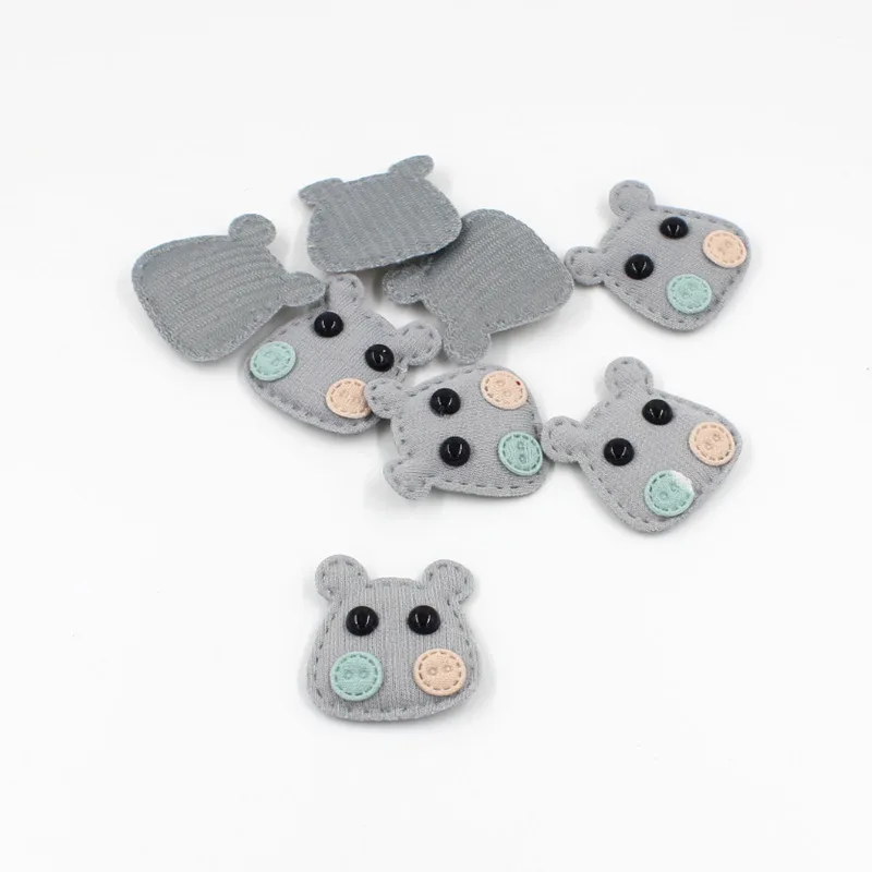 10 шт./лот новые милые смешанные тканевые наклейки фетр любовь микки кролик