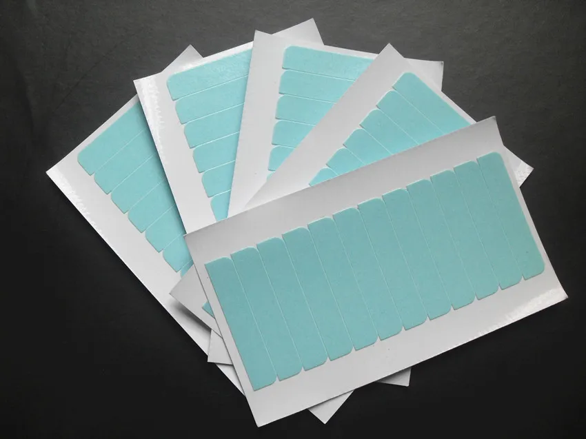 Высококачественная прочная Лента для наращивания волос клейкая синяя супер