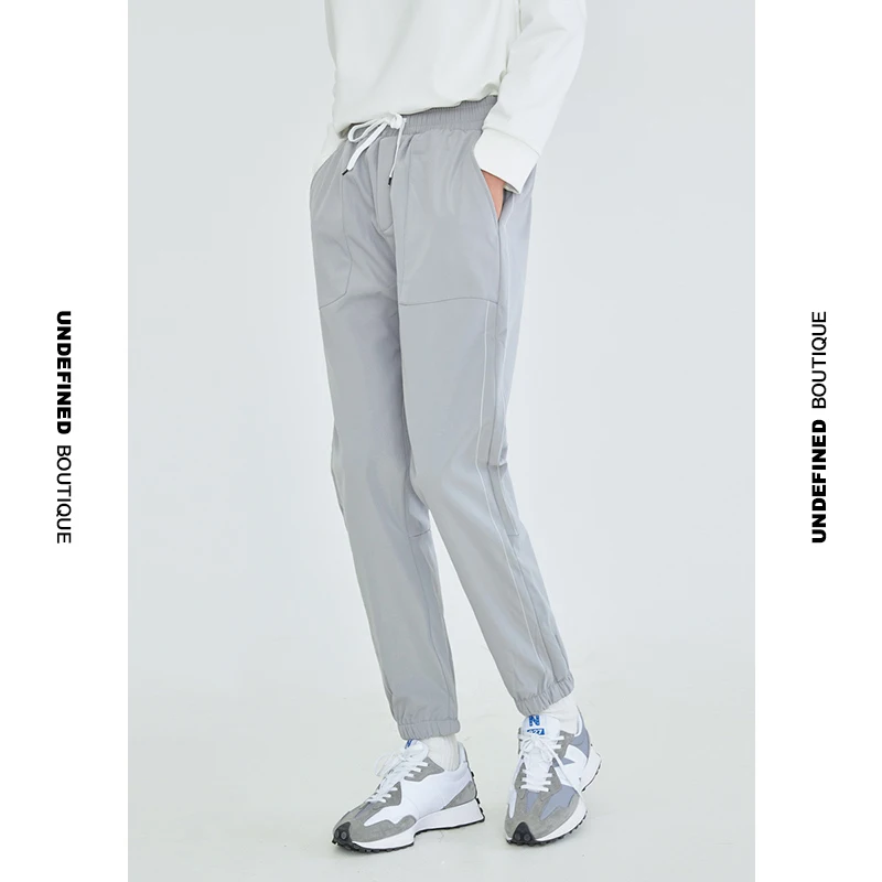 

Undefined casual pants men Plus velvet thickening Elastic waist warm winter trousers male fashion joggers Solid sweatpants men