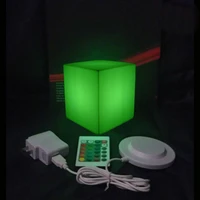 skybesstech glowing rgb square lamp waterproof ip65 d101010cm led lighting cube d10cm table cube stool free shipping 20pcslot
