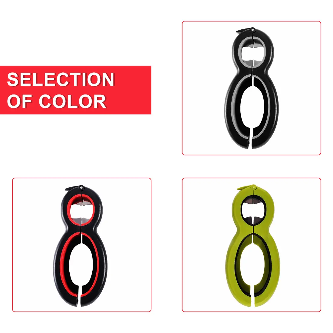 

Bottle opener 6 in 1 multifunctional kitchen supplies high quality stainless steel household tool can opener