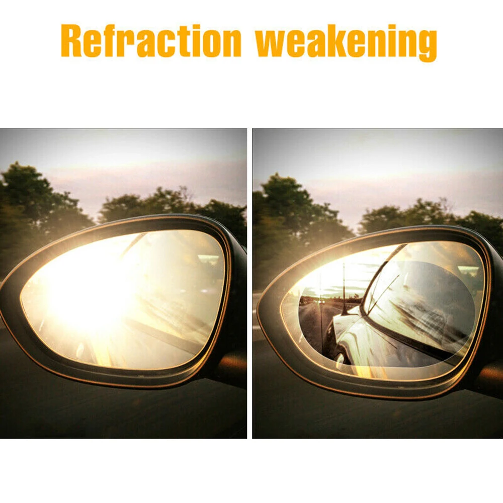 

Anti-Glare Protector Film Mirror Tint Transparent Window Accessories Auto