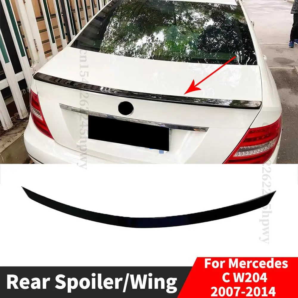 

Decoration Tuning Roof Rear Spoiler Wing Modified For Mercedes C W204 4 Door 4D 2008 2009 2010 2007-2014 C180 C200 C280 C300