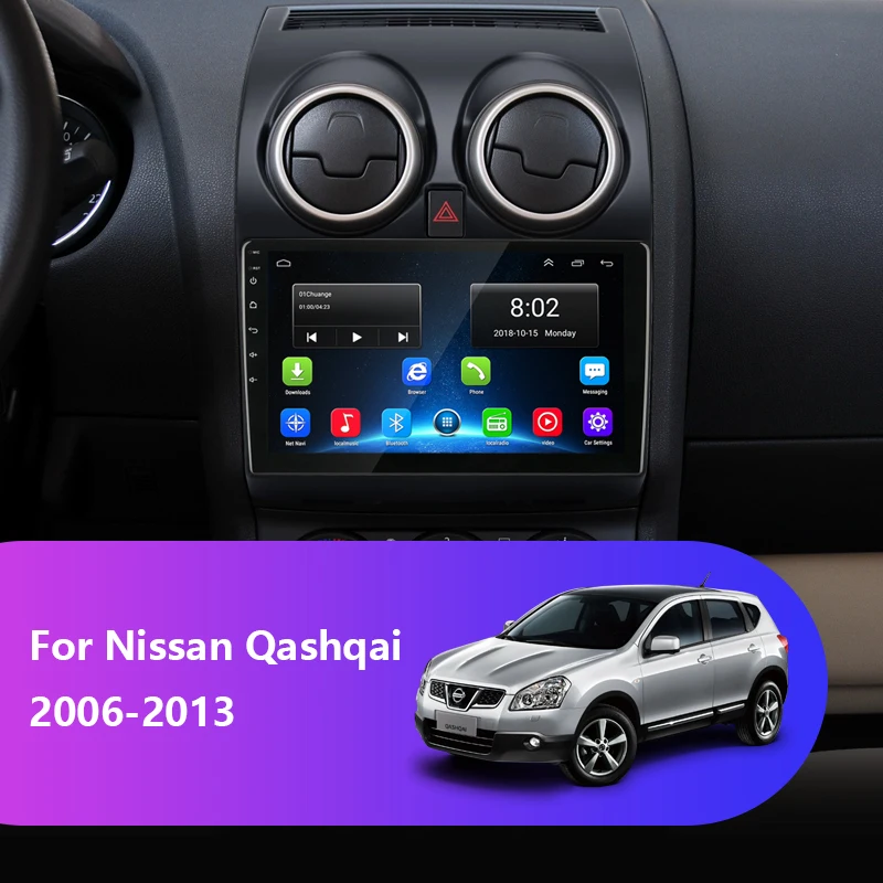 Vtopek android автомобильный Радио для Nissan Qashqai 2006 2007 2008 2009 2010 2011 2012 2013 автомобильный стерео 4G WI-FI gps навигации 1024*600