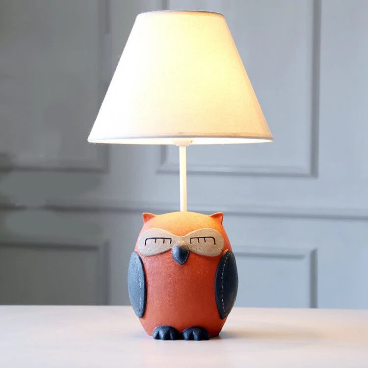 Современная красивая настольная лампа в виде совы креативное украшение