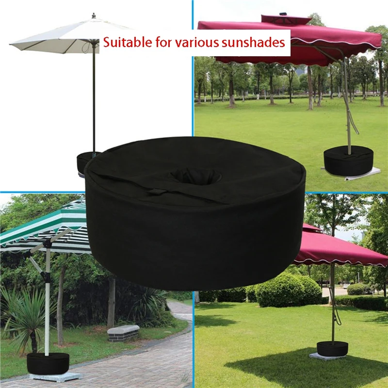

2PCS Round Weight Sandbag Umbrella Base Stand Tent Awning Fixed Sandbag Camping Tool Accessories