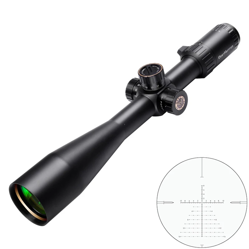 WESTHUNTER HD 6 24X50 FFP первый фокусный самолет охотничий прицел боковой Параллакс