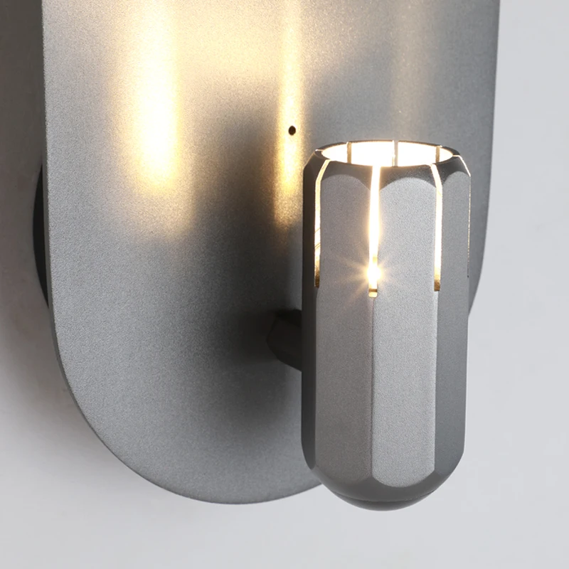 

Taiwan Designer New Wall Lamp Post-Modern Creative Cool Model Room Bedroom Bedside Rose Gold Affordable Luxury Wall Lamp