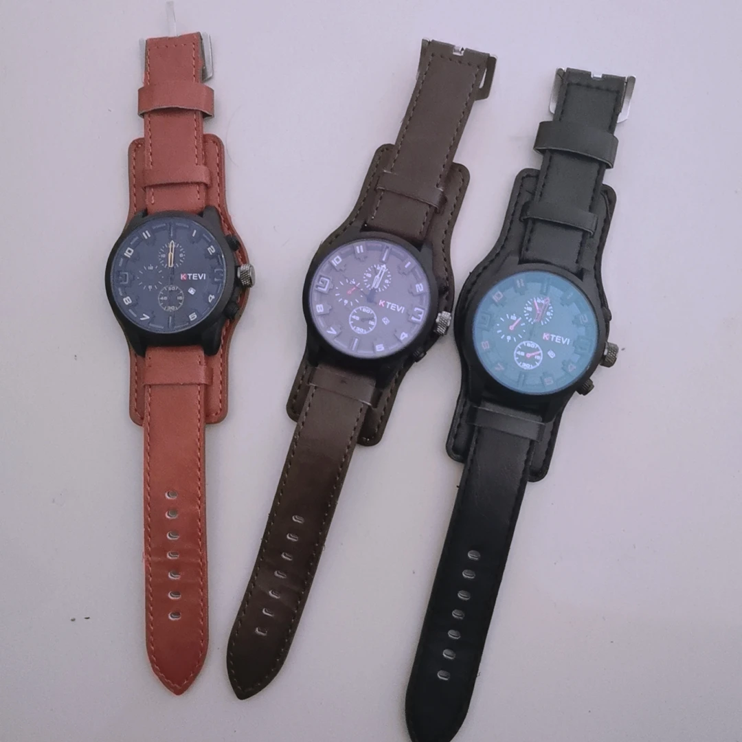 

2021 Top Brand Sport Wristwatch Luxury Leather Stainless Steel Army Outdoor Waterproof Watches Men