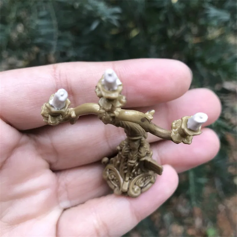 

12piece 6cm Beauty and the Beast the candle The prince's steward Lumiere the Action Figure Toys