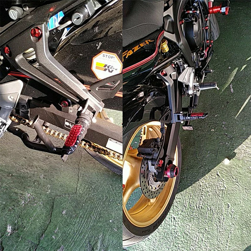 Универсальные мотоциклетные колышки для пассажирских ножек 2 шт.|Подставки под