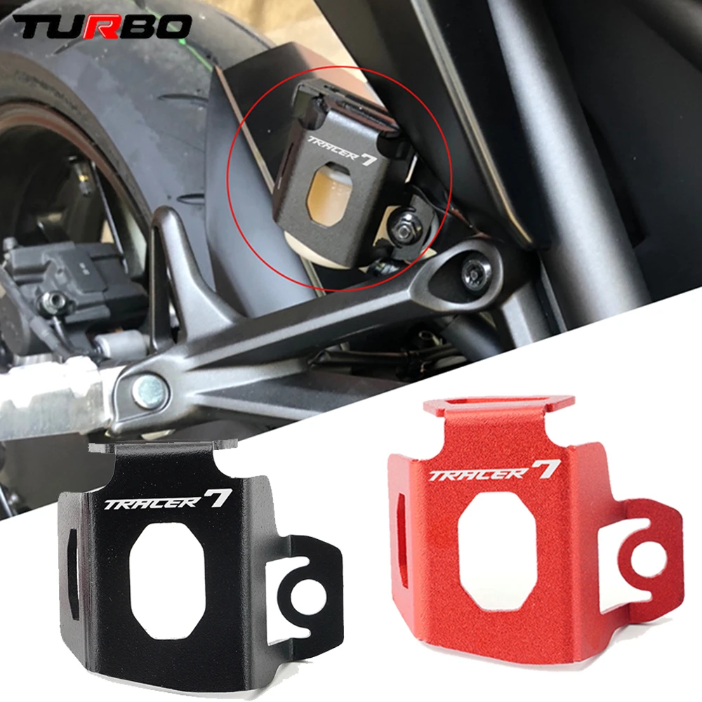 

TRACER 7 Motorcycle CNC Aluminum Rear Fluid Reservoir Guard Protector Cover For Yamaha TRACER 7/GT 2021 TRACER 7 GT 700 GT